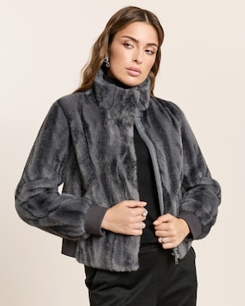 Produktabbildung für Webpelz-Blouson