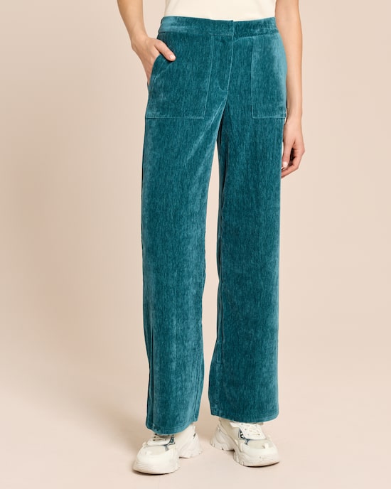 Produktabbildung für "Couture" Wide Leg Hose Doublé Samt