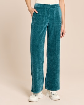 Produktabbildung für "Couture" Wide Leg Hose Doublé Samt