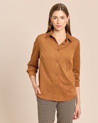 Produktabbildung für Velourslederimitat Bluse