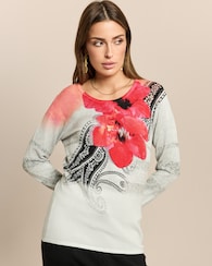 Produktabbildung für Classic Pullover Blumen und Ornamente
