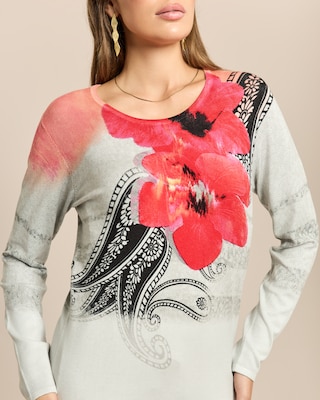 Produktabbildung 5 für Classic Pullover Blumen und Ornamente