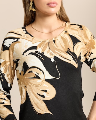 Produktabbildung 5 für Pullover mit Blumenschulter