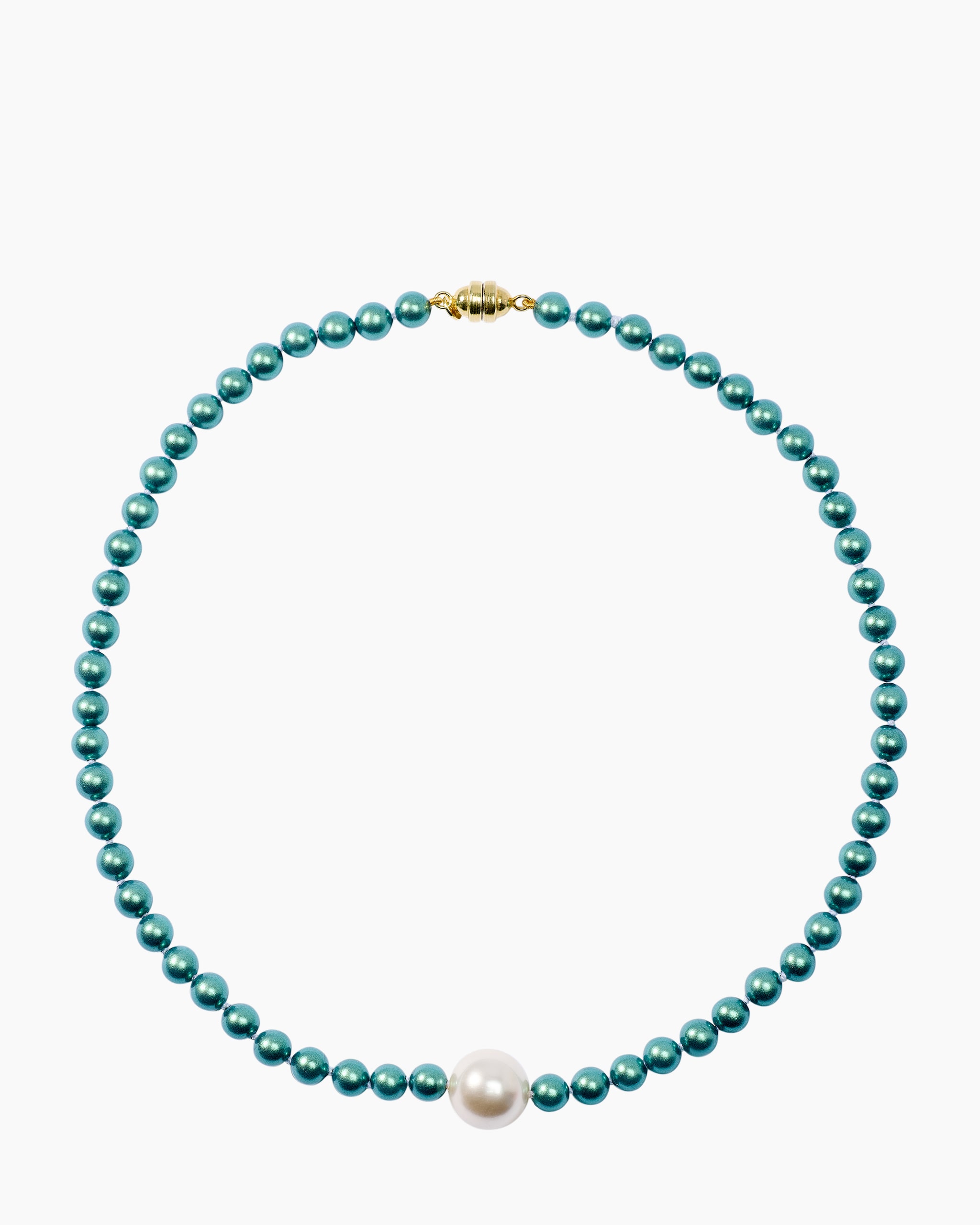 Produktabbildung für Collier MK-Perlen 12 mm & 6 mm