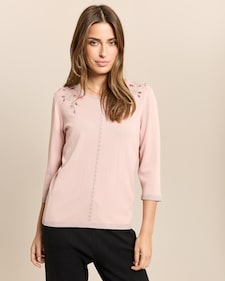 Produktabbildung für Glow Pullover Glanzgarn Multicolor