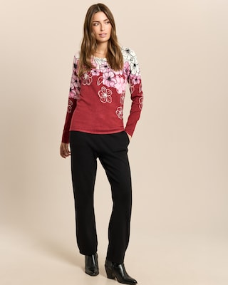 Produktabbildung 3 für Pullover mit floralem Print