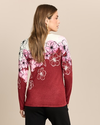 Produktabbildung 4 für Pullover mit floralem Print