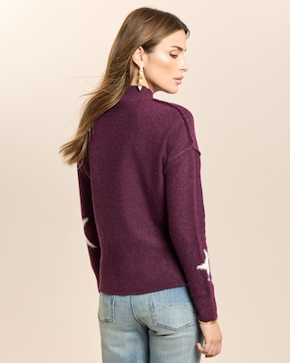 Produktabbildung 4 für Pullover mit Stern-Intarsien