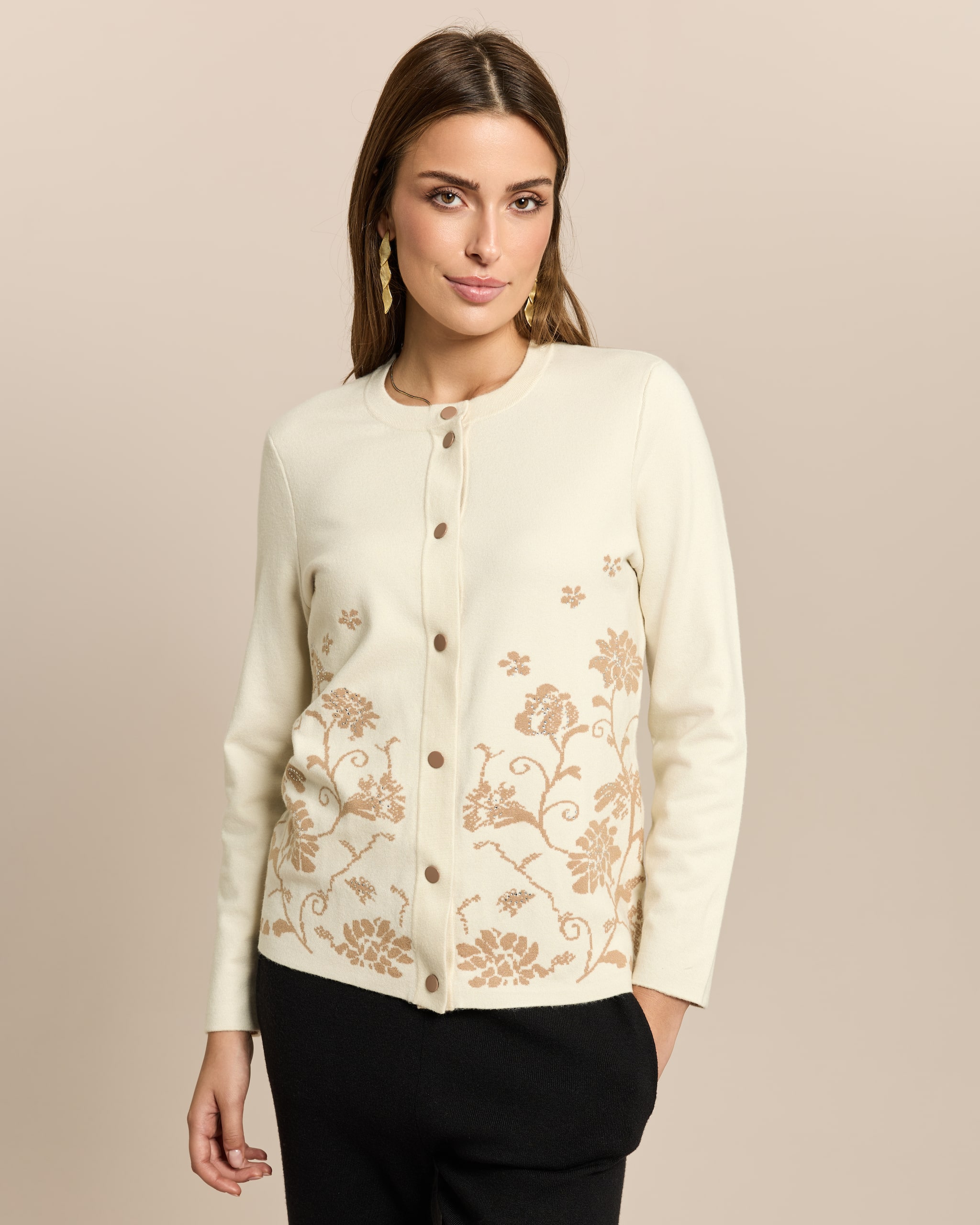 Produktabbildung für Classic Cardigan Blumen