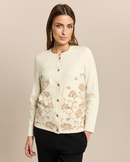 Produktabbildung für Classic Cardigan Blumen