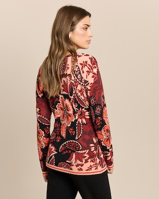 Produktabbildung 4 für Classic Pullover Paisley-Blüten