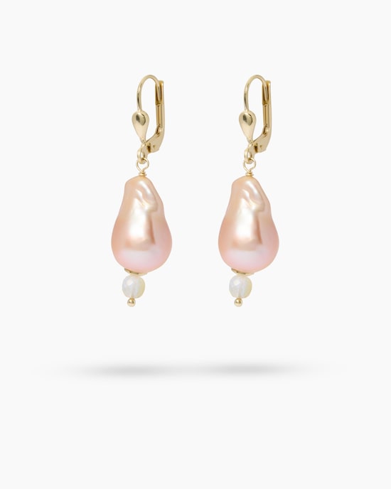 Produktabbildung für Ohrhänger SWZ-Perle 14x10 mm