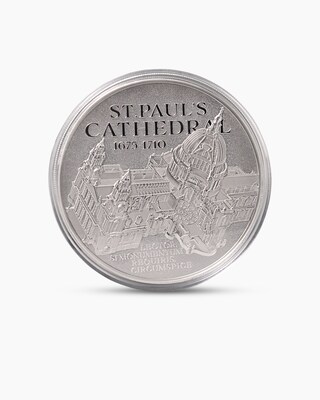 Produktabbildung 1 für Weißmessing-Münze St. Pauls Cathedral 2025