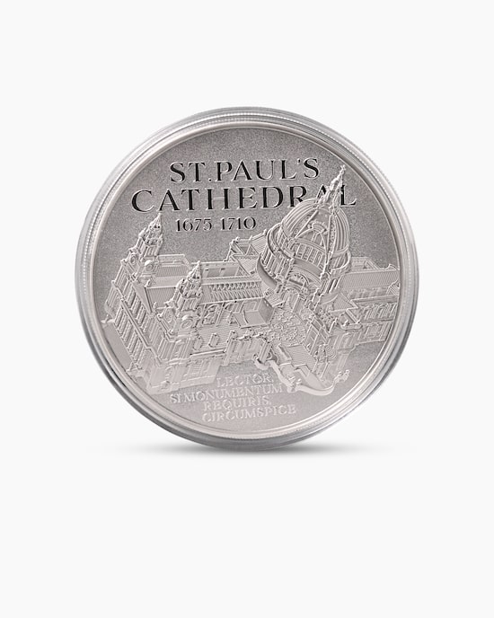 Produktabbildung für Weißmessing-Münze St. Pauls Cathedral 2025