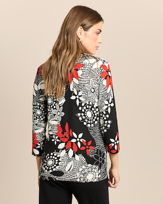 Produktabbildung 4 für Classic Pullover mit Blumendruck