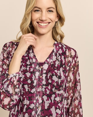 Produktabbildung 5 für Bluse mit Allover-Print
