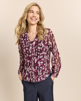 Produktabbildung 2 für Bluse mit Allover-Print