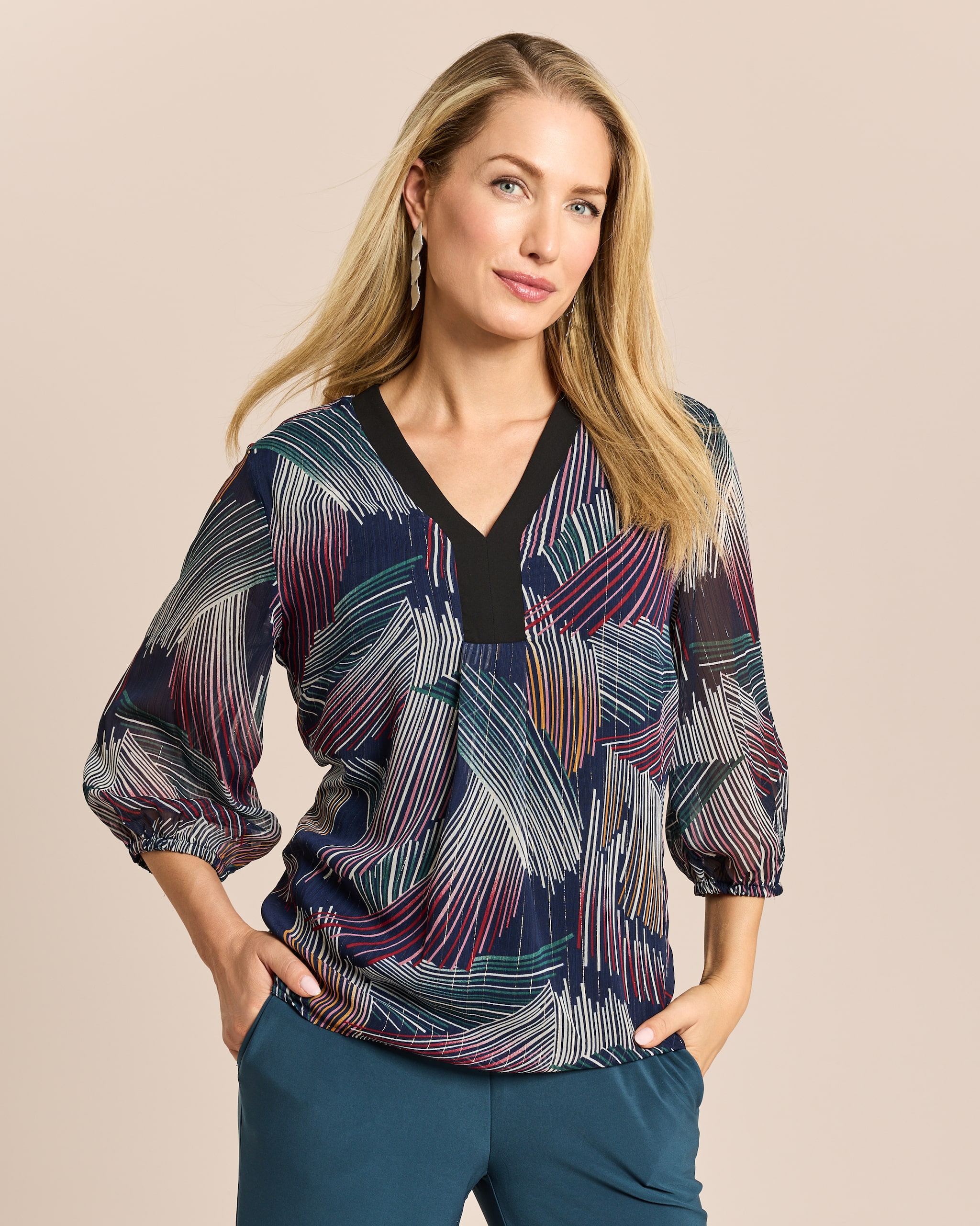 Produktabbildung für Tunikabluse Chiffon