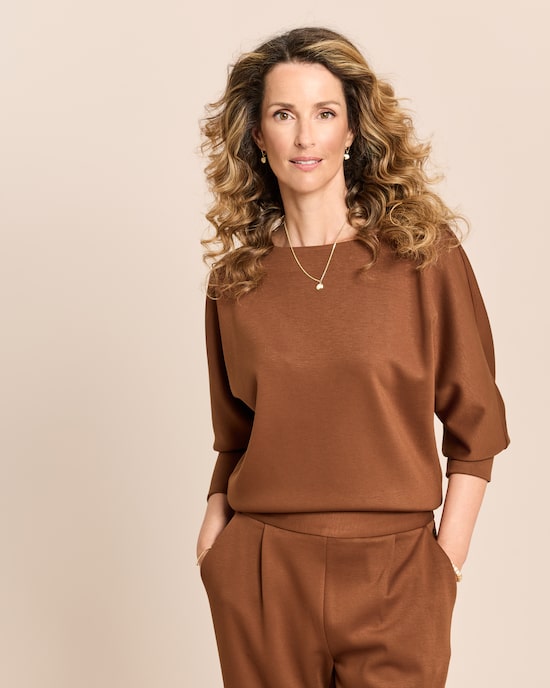 Produktabbildung für Soft Pique Shirt mit Fledermausarm