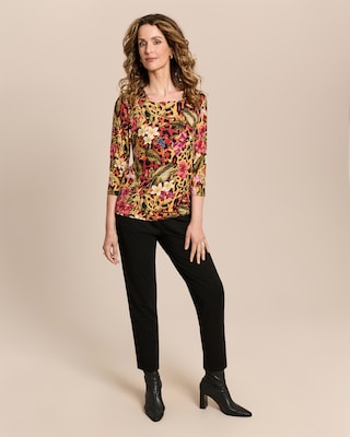 Produktabbildung 3 für Shirt mit Animal- und Blumenprint