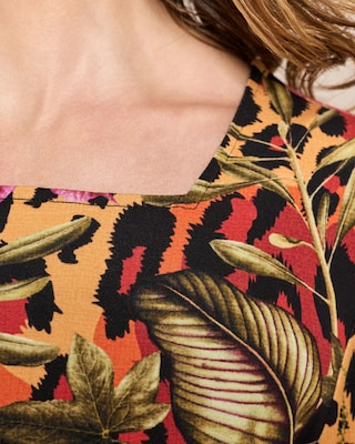 Produktabbildung 4 für Shirt mit Animal- und Blumenprint