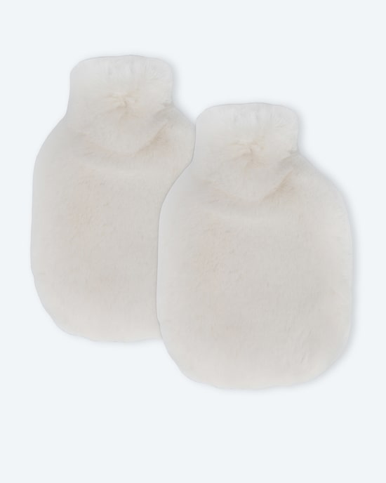 Produktabbildung für Wärmflasche "Cassie" in Fell-Optik, 2tlg.