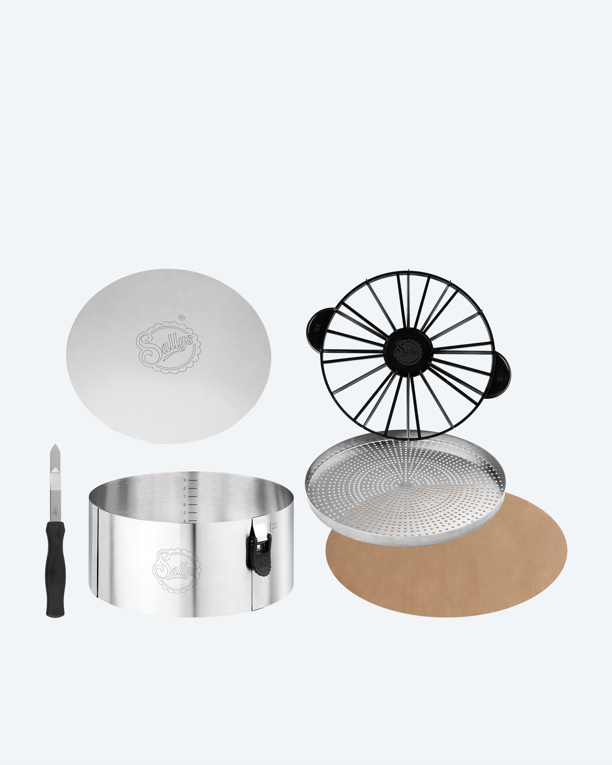 Produktabbildung für Sallys Super-Tortenset, 5tlg.
