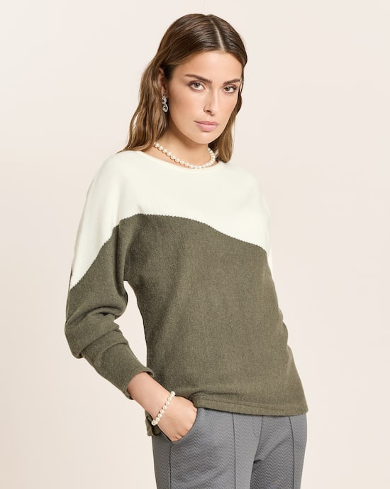 Produktabbildung für Pullover Color Blocking