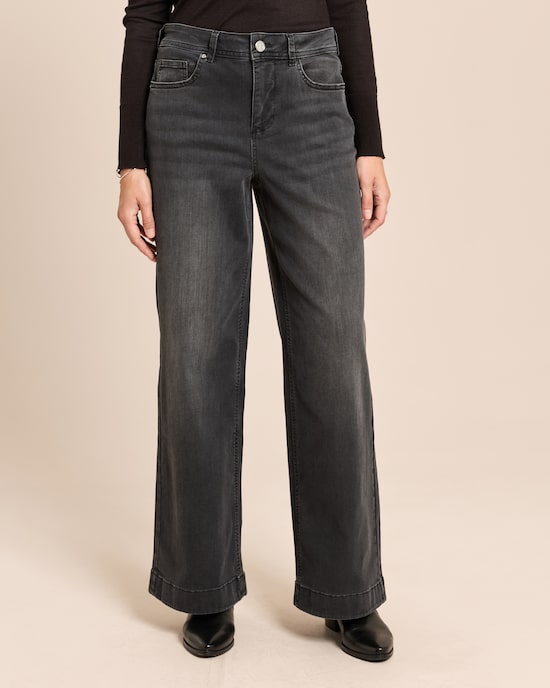Produktabbildung für Wide Leg Jeans Hose Super Stretch