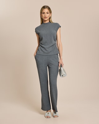 Produktabbildung 2 für Straight Leg Hose mit Struktur