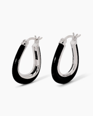 Produktabbildung 4 für Creolen mit Diamant und Achat