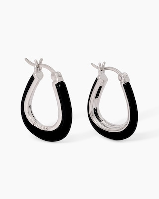 Produktabbildung 5 für Creolen mit Diamant und Achat