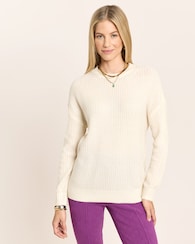 Produktabbildung für Pullover mit Struktur