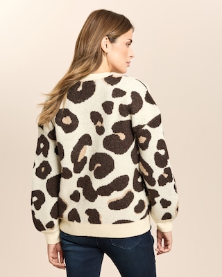 Produktabbildung 4 für Strickjacke mit Leojacquard