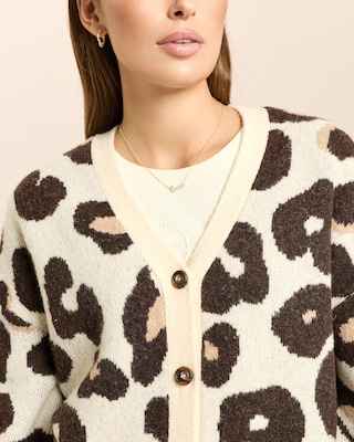 Produktabbildung 5 für Strickjacke mit Leojacquard