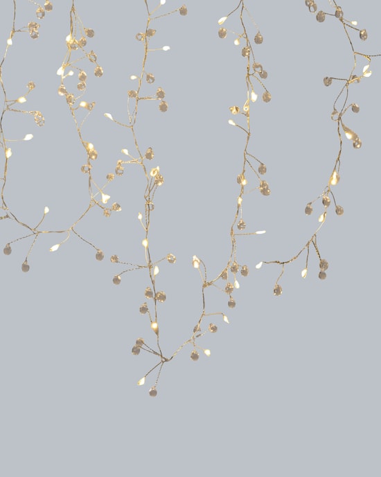Produktabbildung für LED-Lichterketten in Perlen-Design, 2tlg.