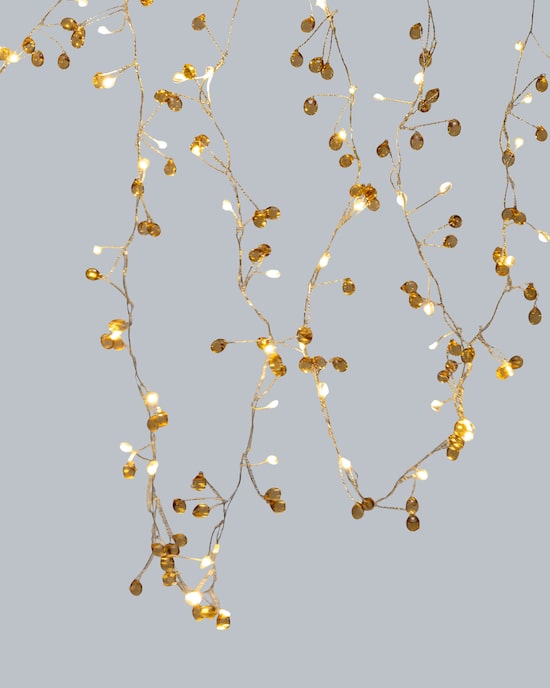 Produktabbildung für LED-Lichterketten in Perlen-Design, 2tlg.
