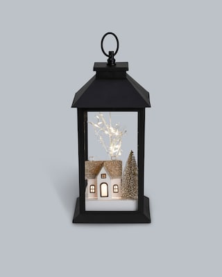 Produktabbildung 1 für LED Outdoor Laterne mit Winterlandschaft