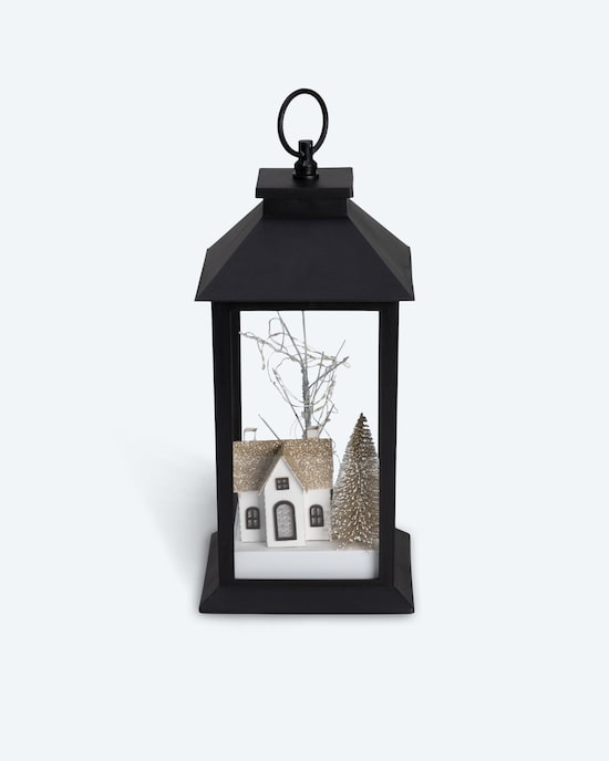 Produktabbildung für LED Outdoor Laterne mit Winterlandschaft