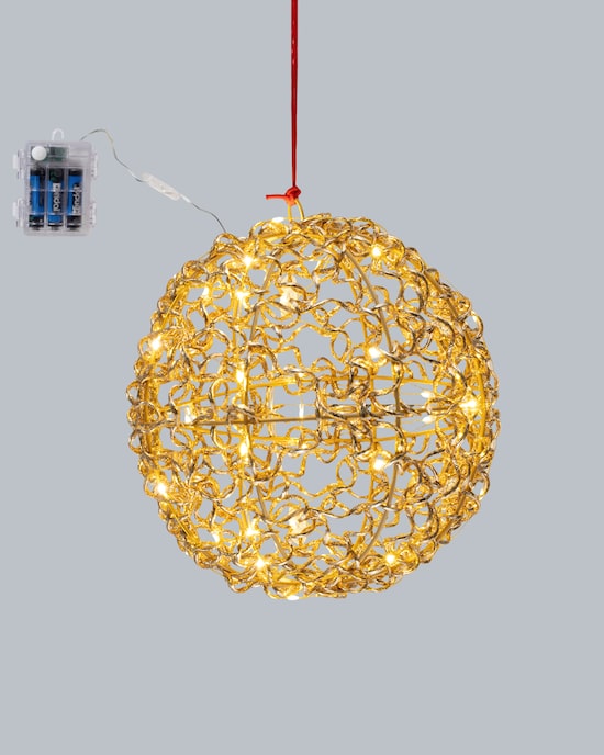 Produktabbildung für Outdoor LED-Kugel "Draht"