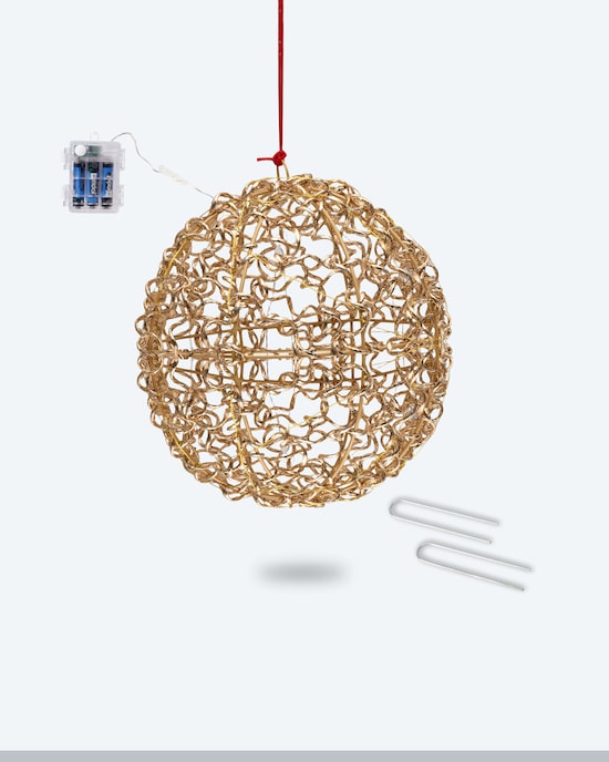 Produktabbildung für Outdoor LED-Kugel "Draht"