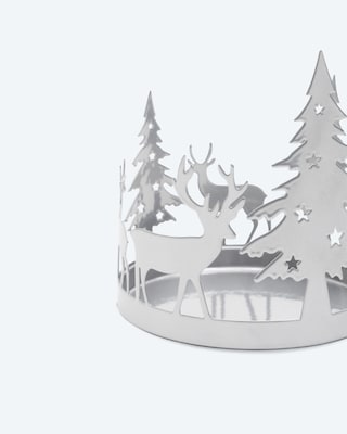 Produktabbildung 2 für Stumpenkerzenhalter "Wald", 4tlg.