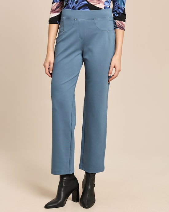 Produktabbildung für Straight Hose Ponte 5-Pocket-Optik