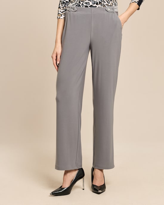 Produktabbildung für Straight Leg Schlupfhose mit Bundriegel