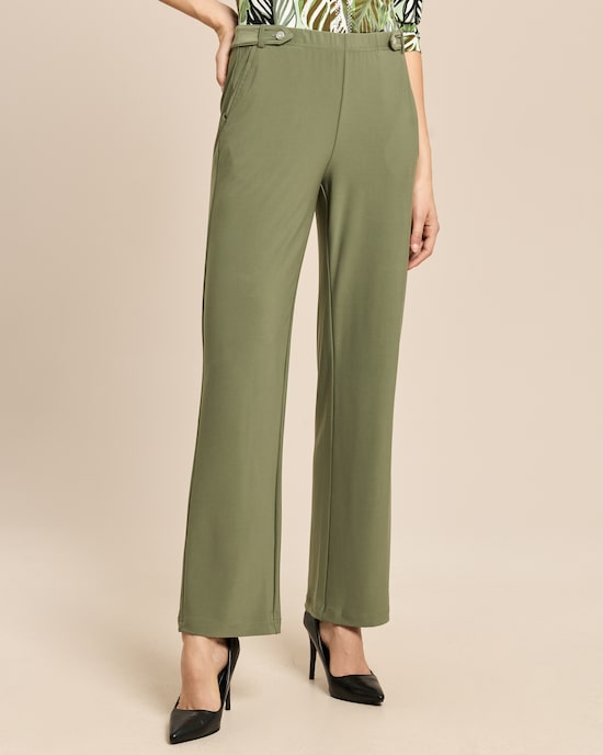 Produktabbildung für Straight Leg Schlupfhose mit Bundriegel
