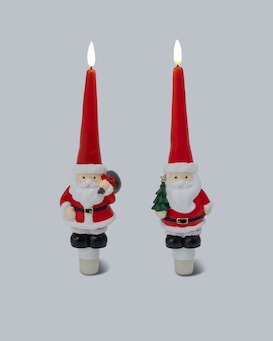Produktabbildung für Stabkerzen „Weihnachtsmann