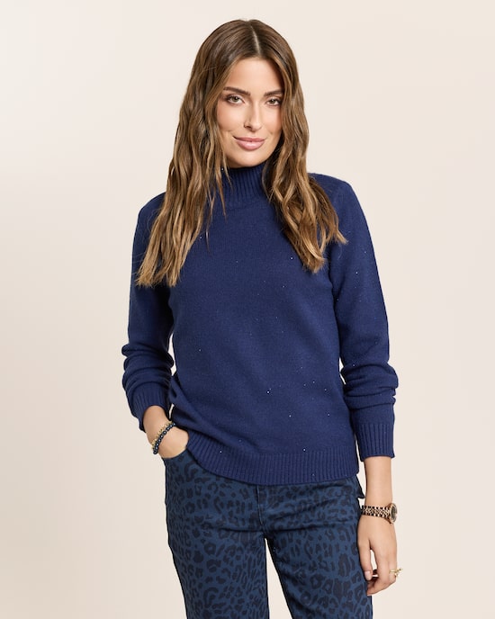 Produktabbildung für Pullover mit Pailletten
