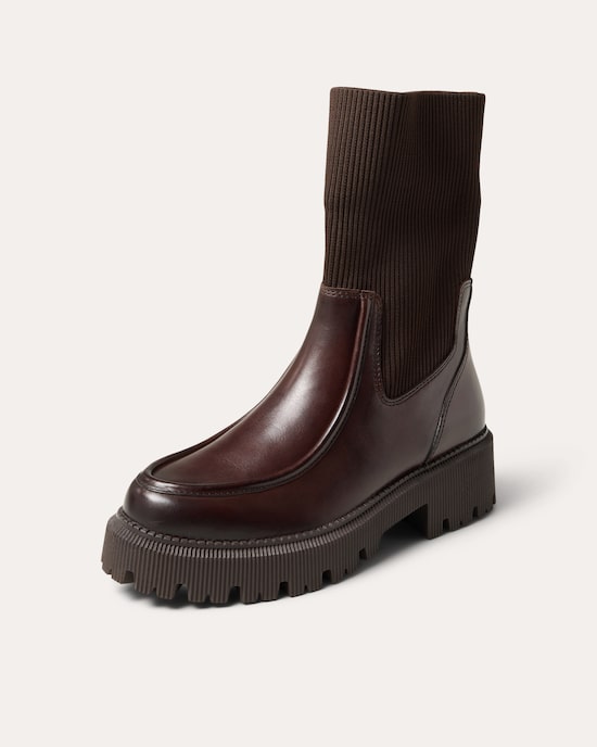 Produktabbildung für Boot mit Strickbund
