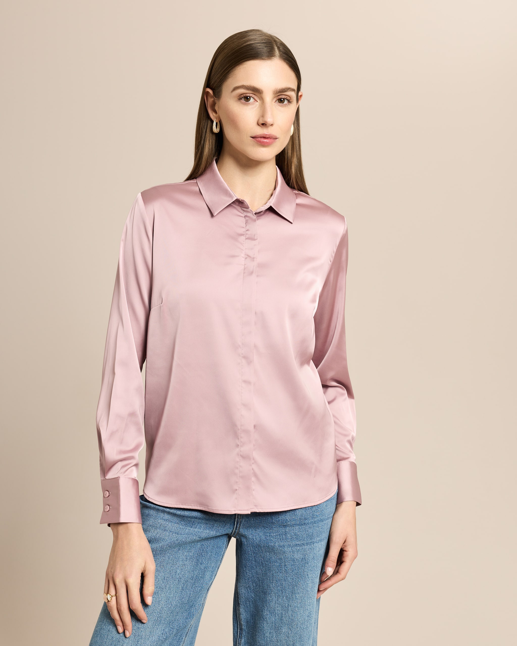Produktabbildung für Bluse aus Satin