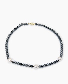 Produktabbildung für Collier Hämatit 6,0 mm & MK-Perlen 10 mm
